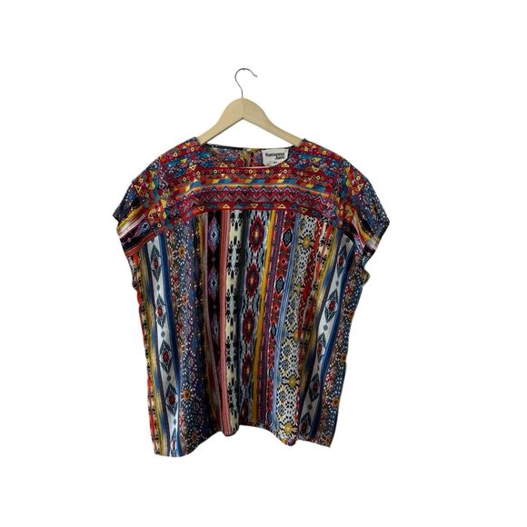Savanna Jane Tops - Savanna Jane Colorful Patterned Blouse